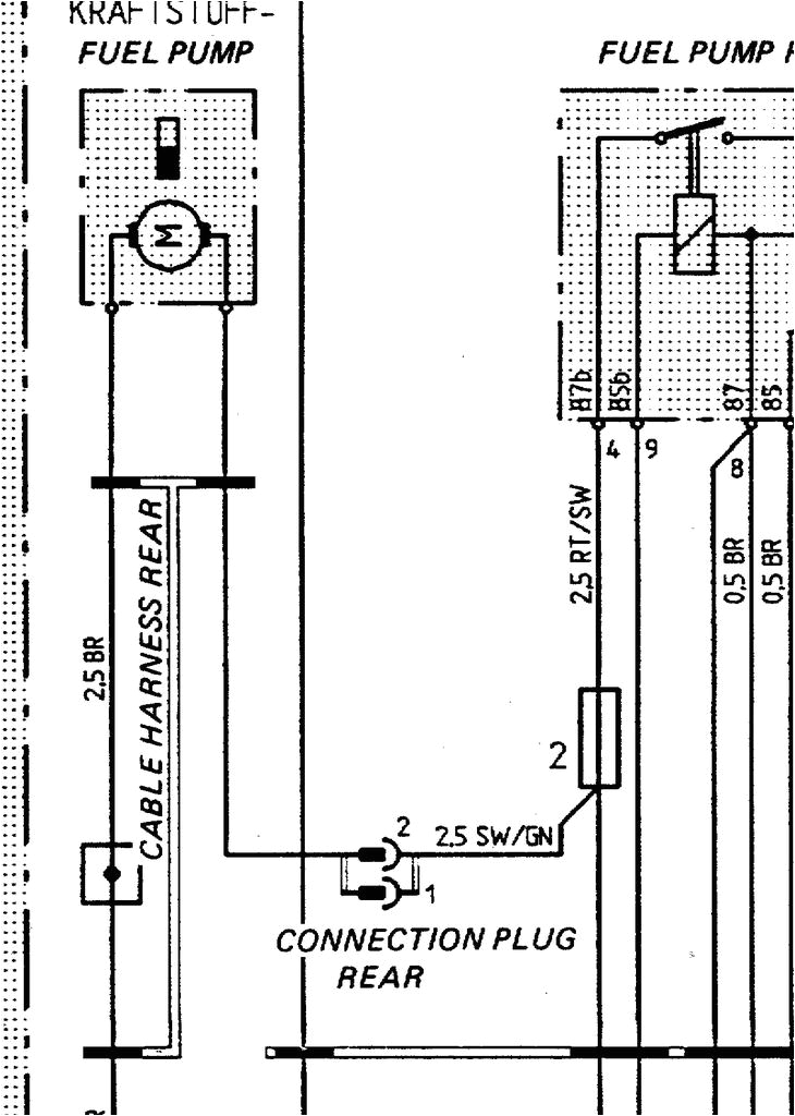 porsche 944 fuel pump wiring diagram
