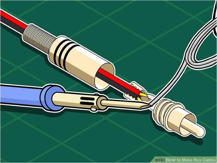 how to make rca cables 11 steps with pictures wikihow rca wiring diagram rca wire diagram