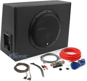 rockford fosgate p300 10 amplifier wiring kit 300w single 10 quot amplified subwoofer enclosure