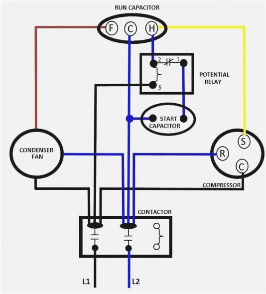 start capacitor wiring wiring diagram air conditioner dual capacitor wiring wiring diagram schematic mix dual start