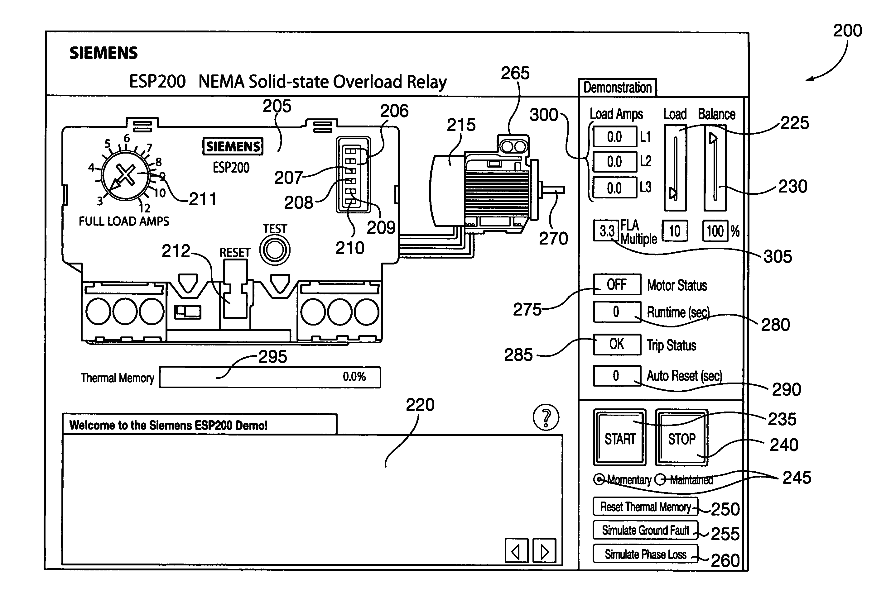 us08255200 20120828 d00000 patent us8255200 circuit protection and control device simulator siemens overload relay wiring diagram