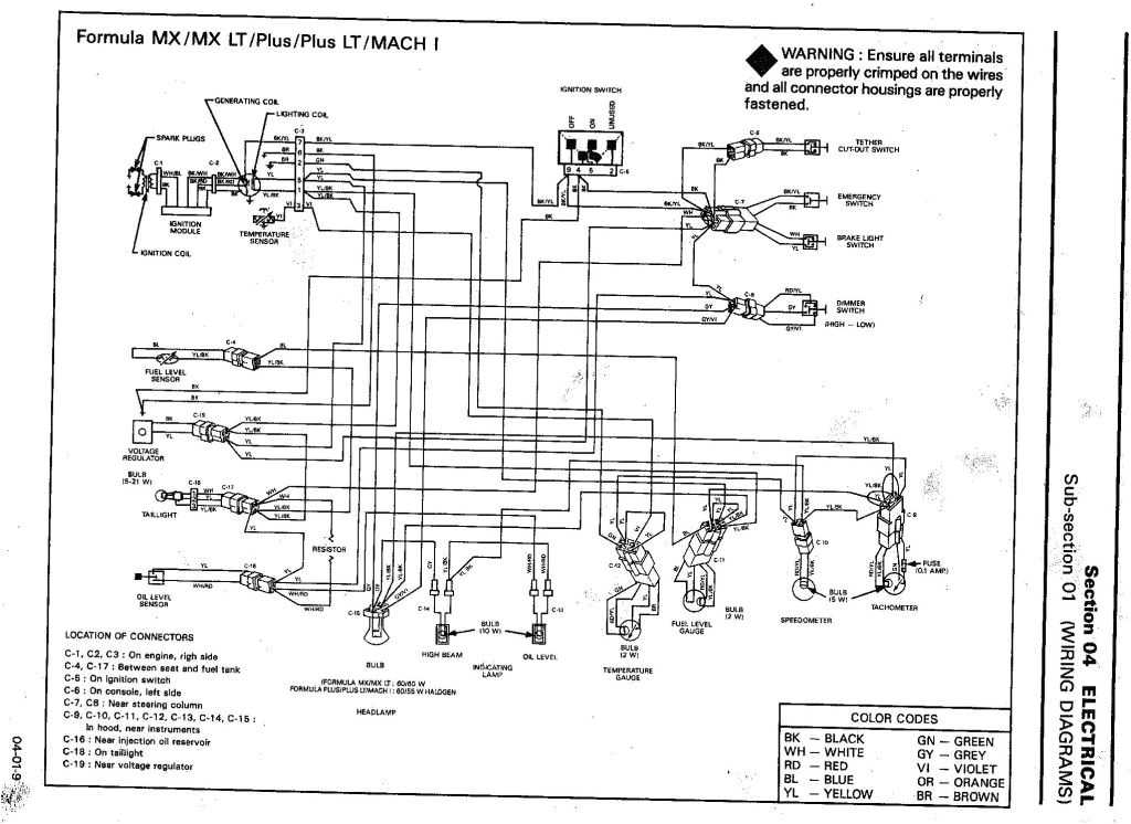 wire schematic ski doo wiring diagram 2012 ski doo diagrams