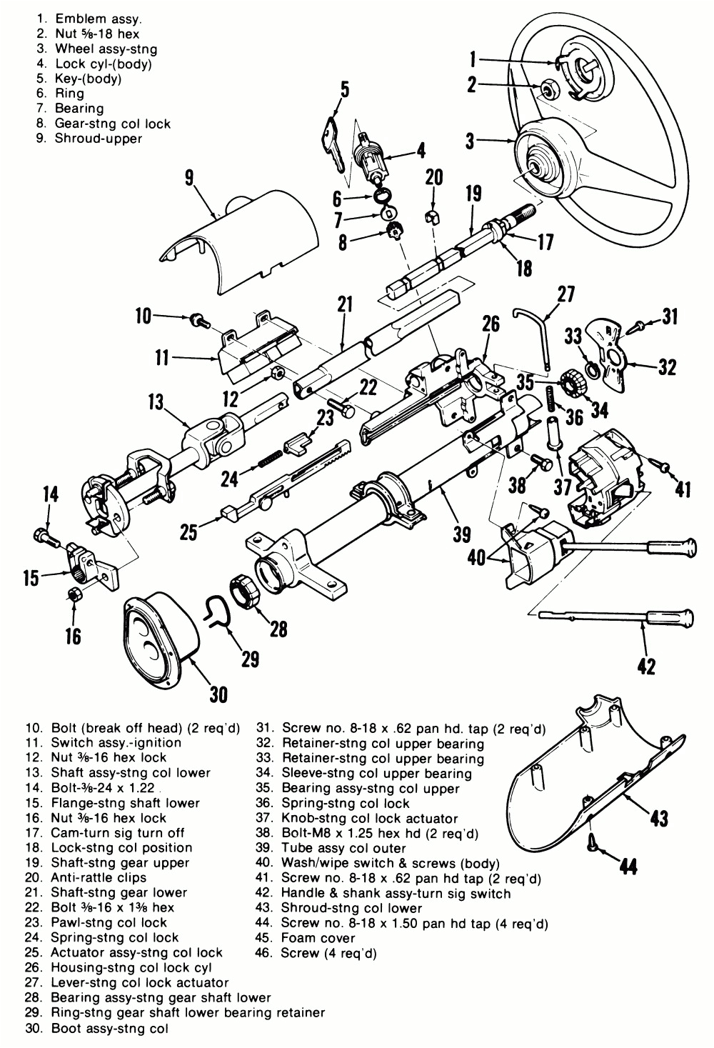1985 chevy truck steering column diagram wiring for 1989 18 6 1972 gif