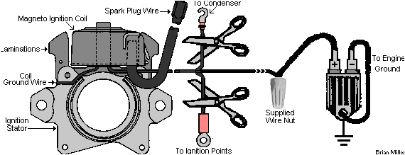 universal solid state electronic ignition module wiring diagram and installation instructions a