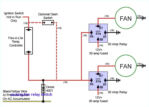 wiring diagram for 12 volt relay best of 12 volt relay circuit diagram beautiful a type od part v cooling fan jpg