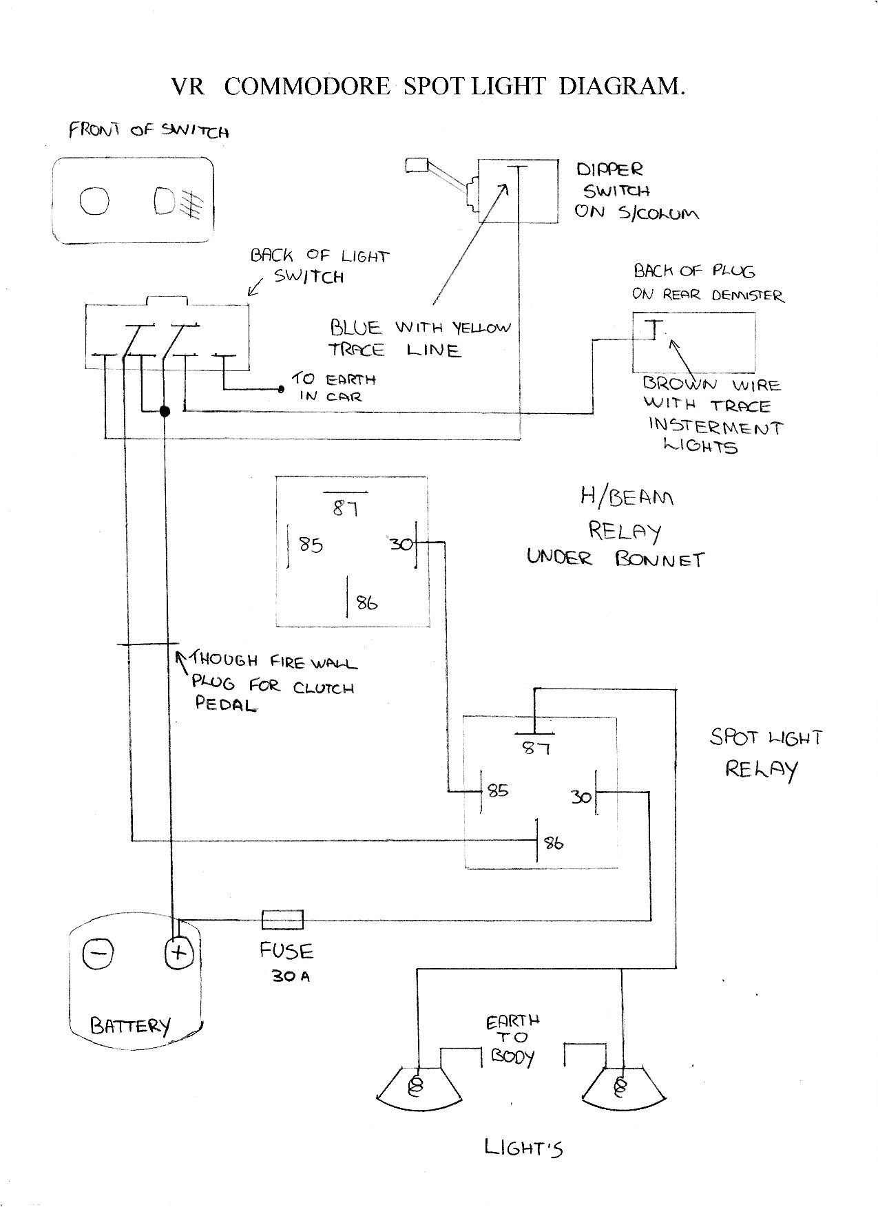 fog lamp wiring diagram v6 wiring diagrams