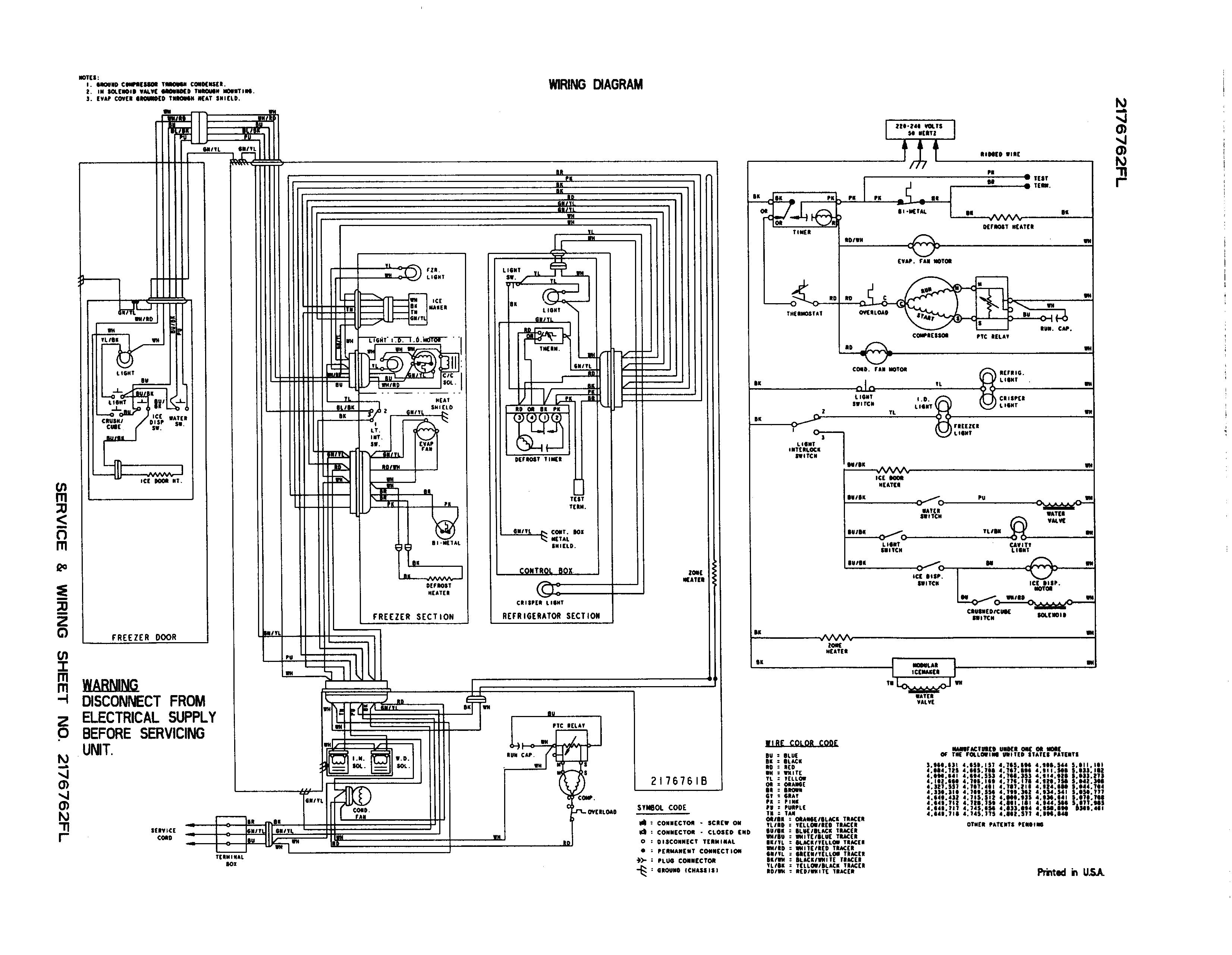 frigidaire ice maker wiring diagram ge refrigerator wiring diagram ice maker fresh whirlpool refrigerator wiring diagram electrical schematic for 2l jpg