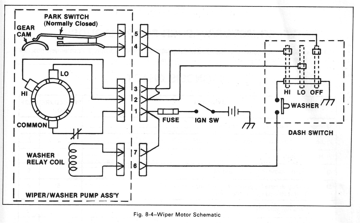 wiring diagram for wiper motor for 1995 chevy s10 solved wiring 87 gm wiper switch wiring