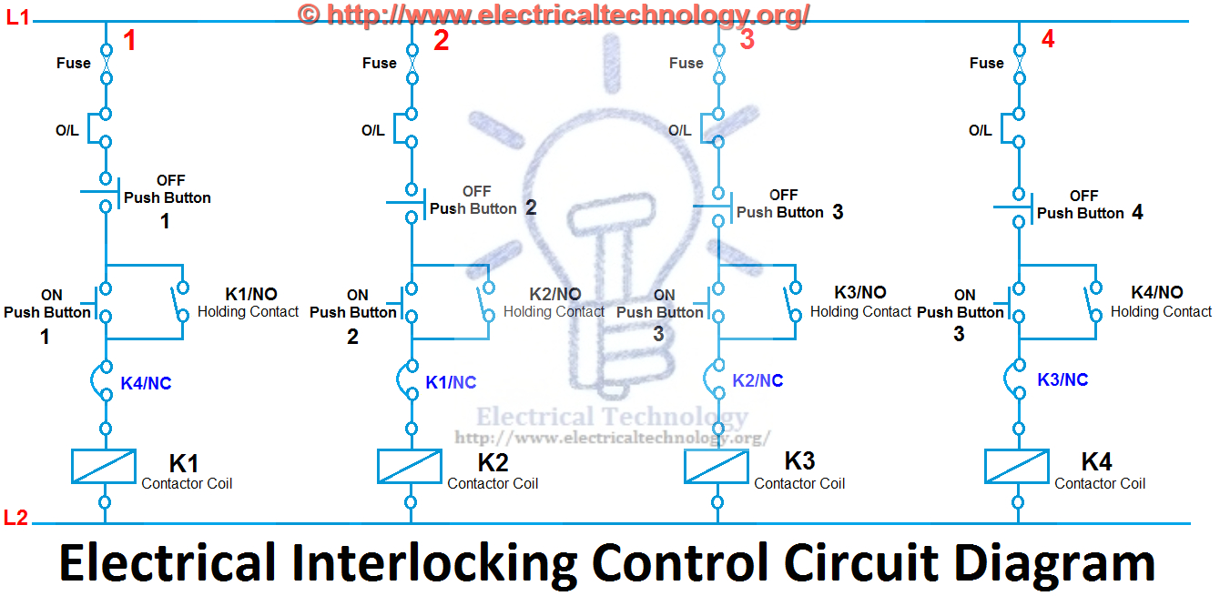 electrical contactor diagram