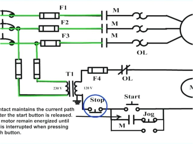 start stop push button station wiring diagram or push button starter push button station wiring diagram