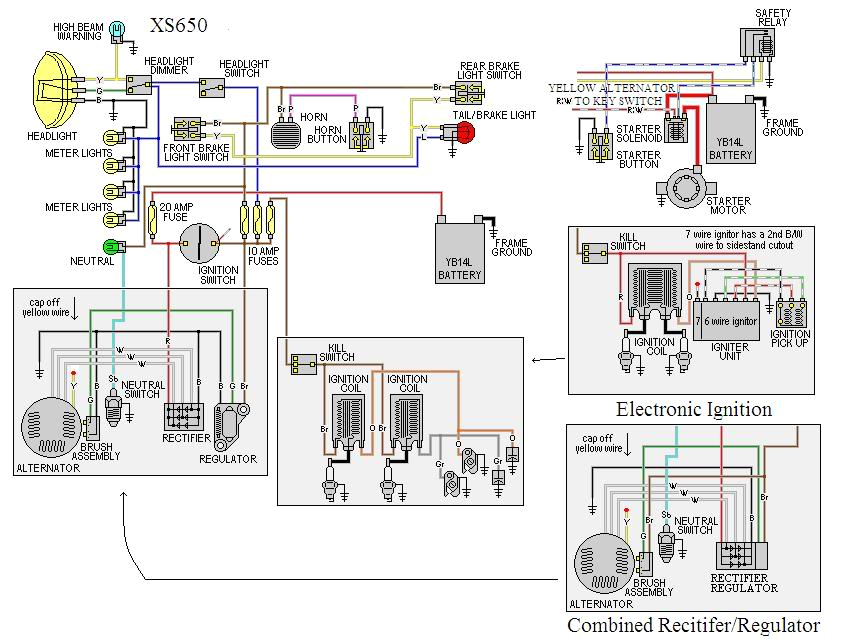 1982 yamaha xs650 wiring diagram owner manual wiring diagram jpg