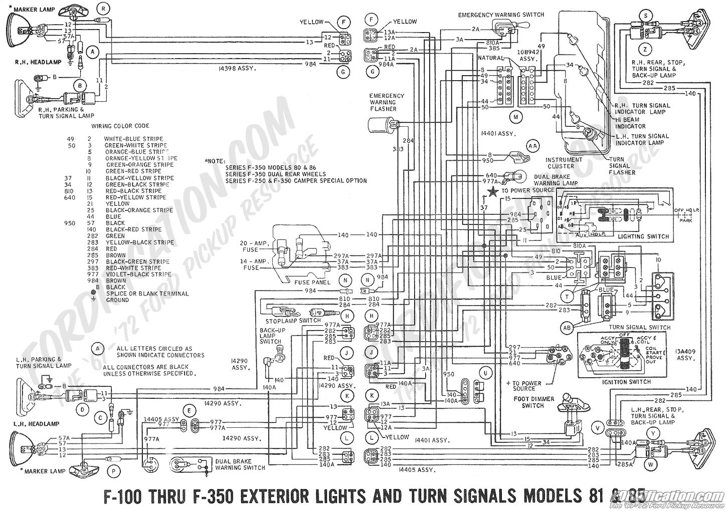 wiring 69ext lights 81 85 jpg