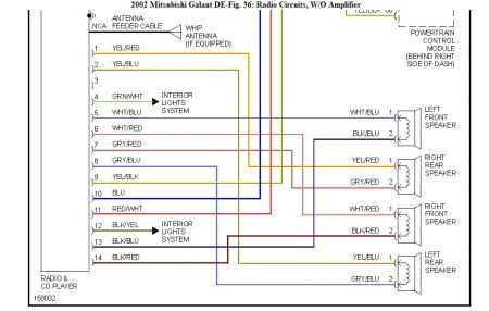 radio wiring diagram 2003 mitsubishi galant basic electronics jpg
