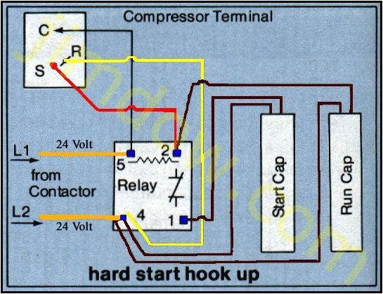 relay ac unit diagram as well hard start capacitor wiring diagram on jpg