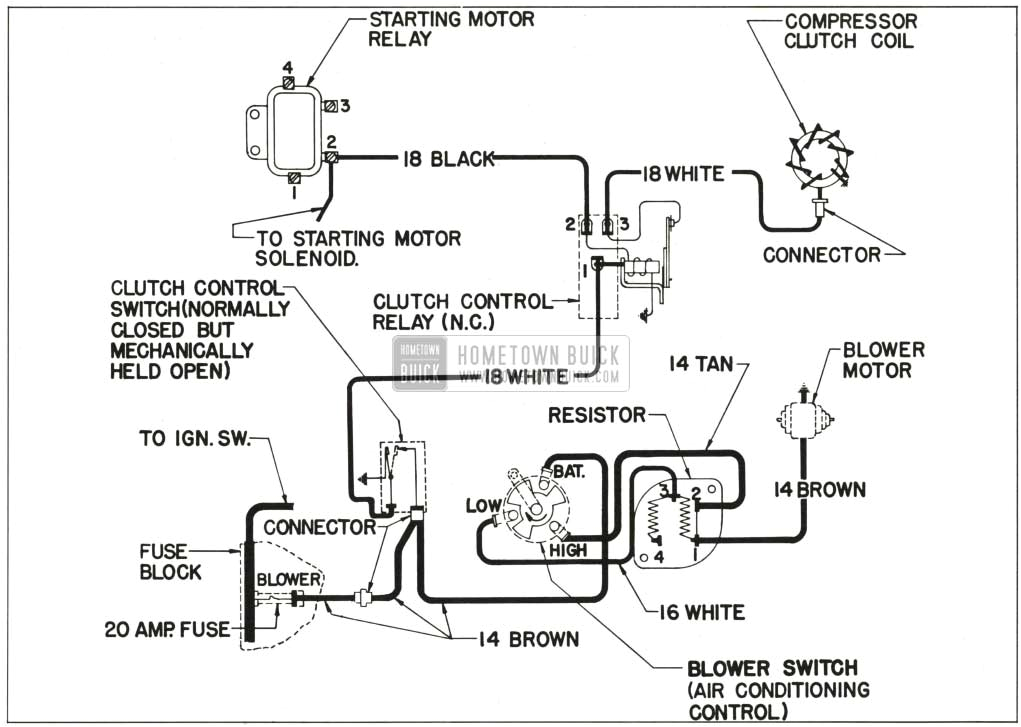 1959 buick air conditioning only wiring diagram jpg
