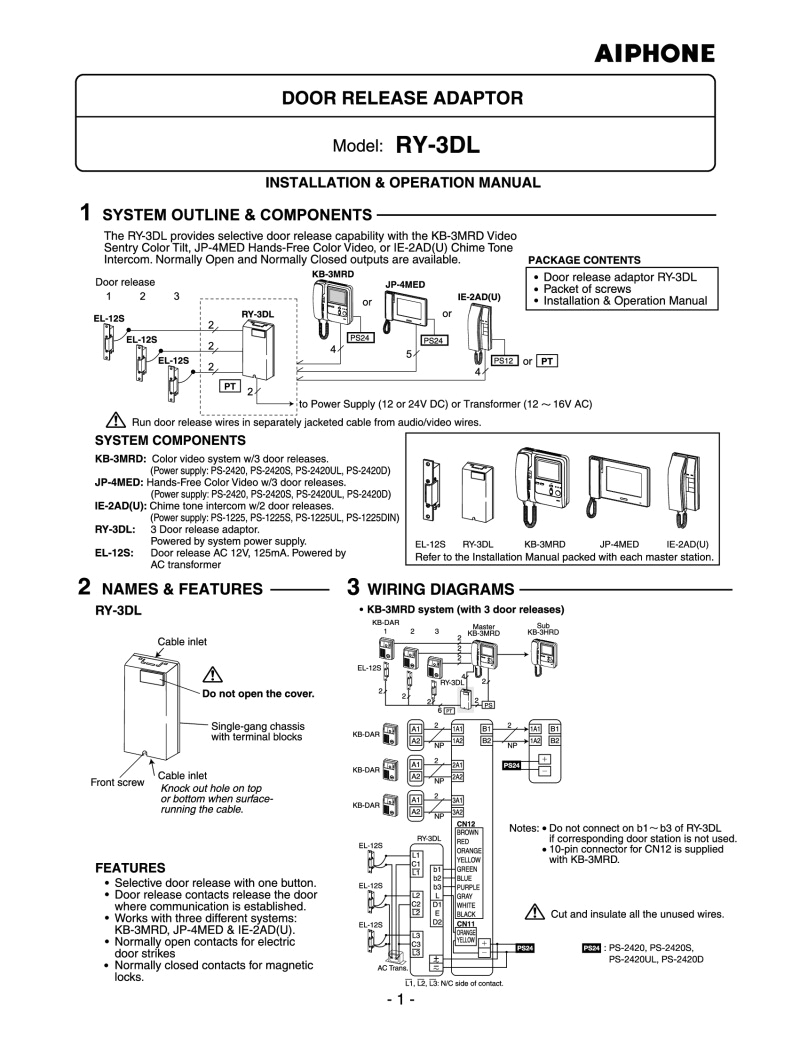 aiphone installation instructions jpg