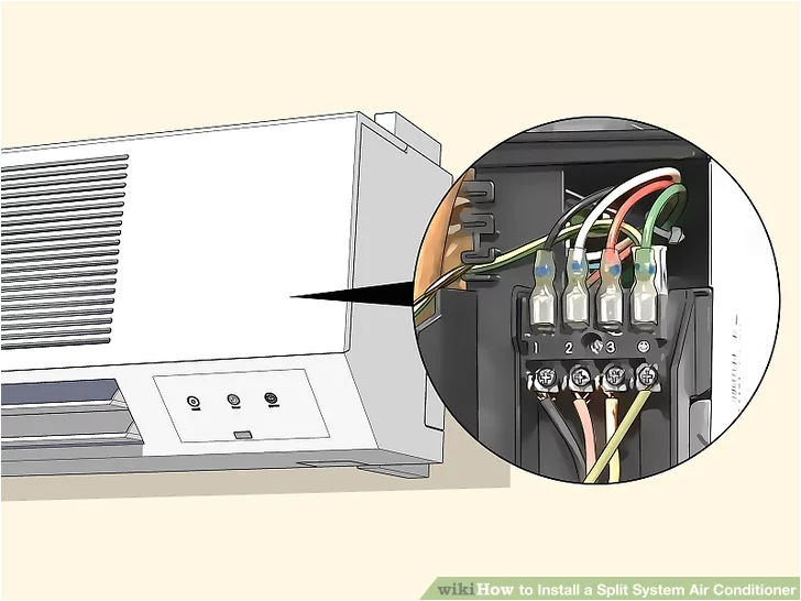 Aircon Mini Split Wiring Diagram How to Install A Split System Air Conditioner 15 Steps