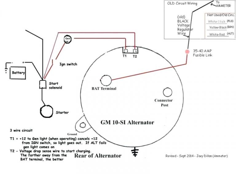 Chevy 2 Wire Alternator Diagram Delco Wiring Schematic Hs Cr De | autocardesign