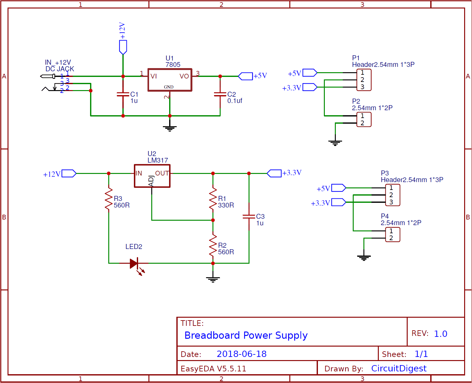 circuit diagram for diy breadboard power supply circuit on pcb png