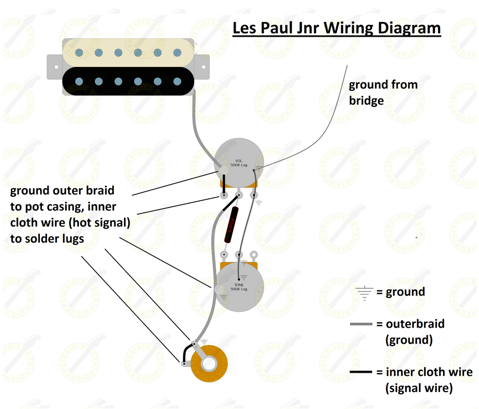 les paul junior wiring diagram png