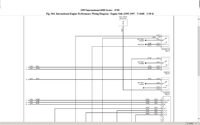 International 4700 T444e Wiring Diagram E7c6 International 4700 Wiring