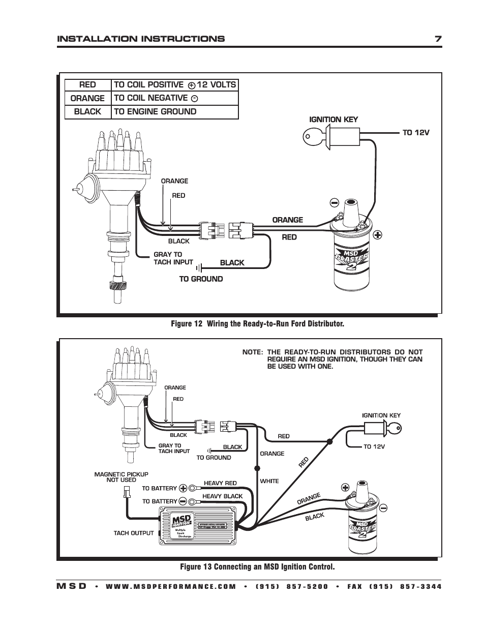 msd 8350 ford 351c 460 ready to run pro billet distributor installation page7 png