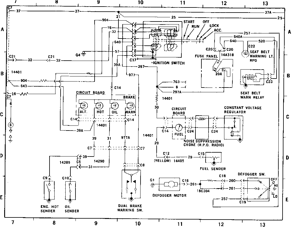 66 77 bronco wiring diagram