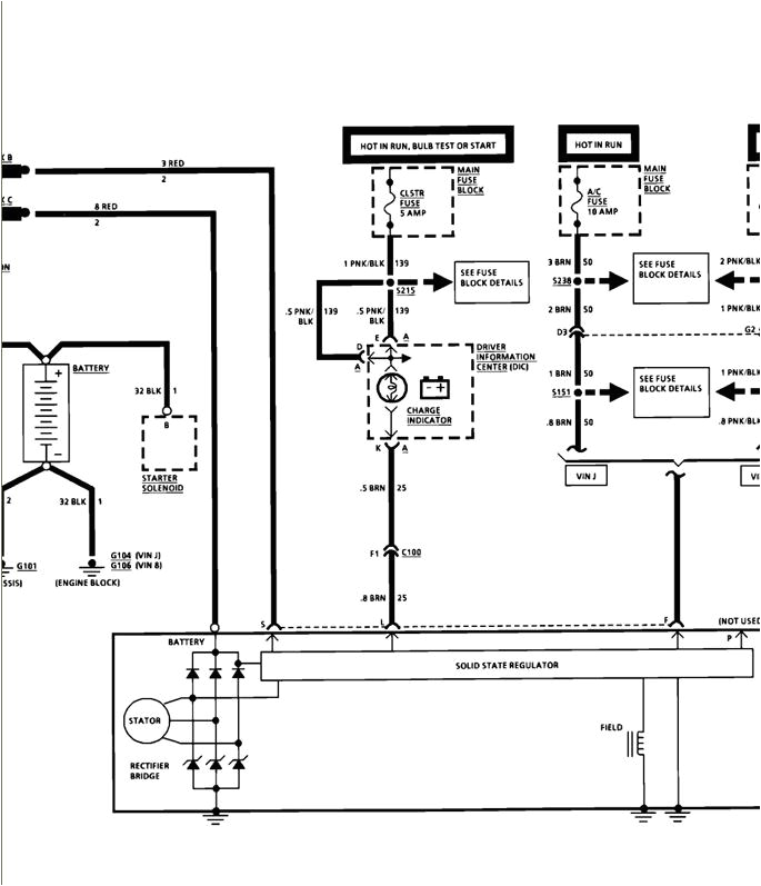 gmc alternator wiring diagram