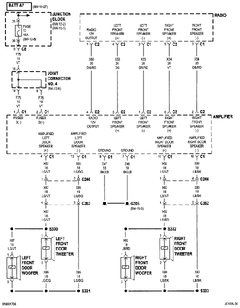 99 durango infinity radio wiring diagram