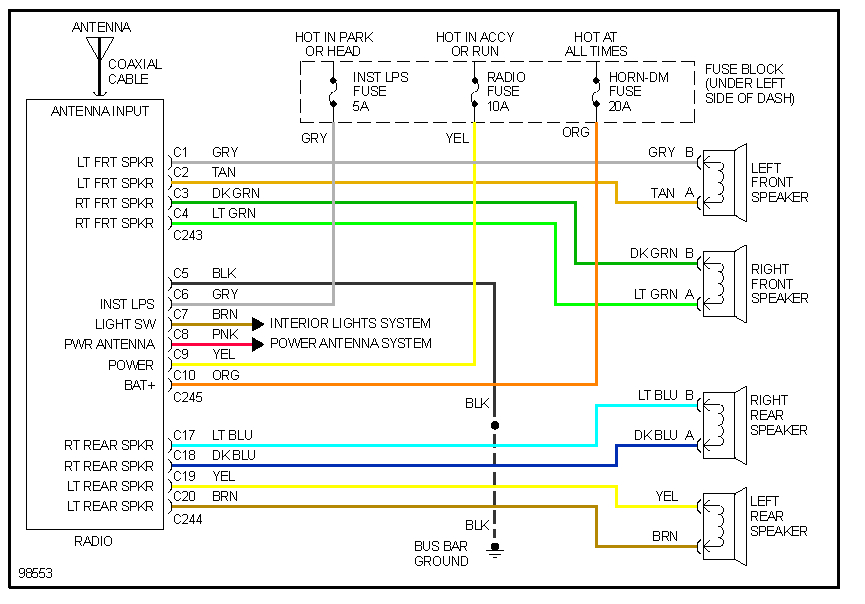 2000 silverado radio wiring diagram for your needs