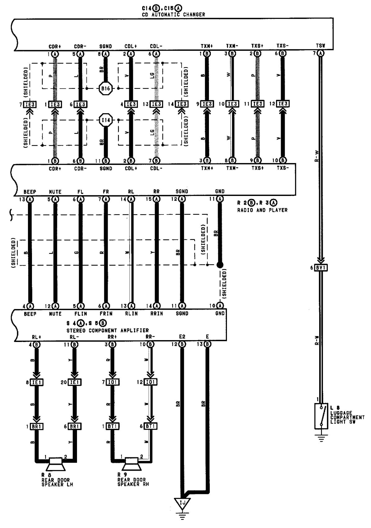 wiring diagram 02 toyota sequoia jbl