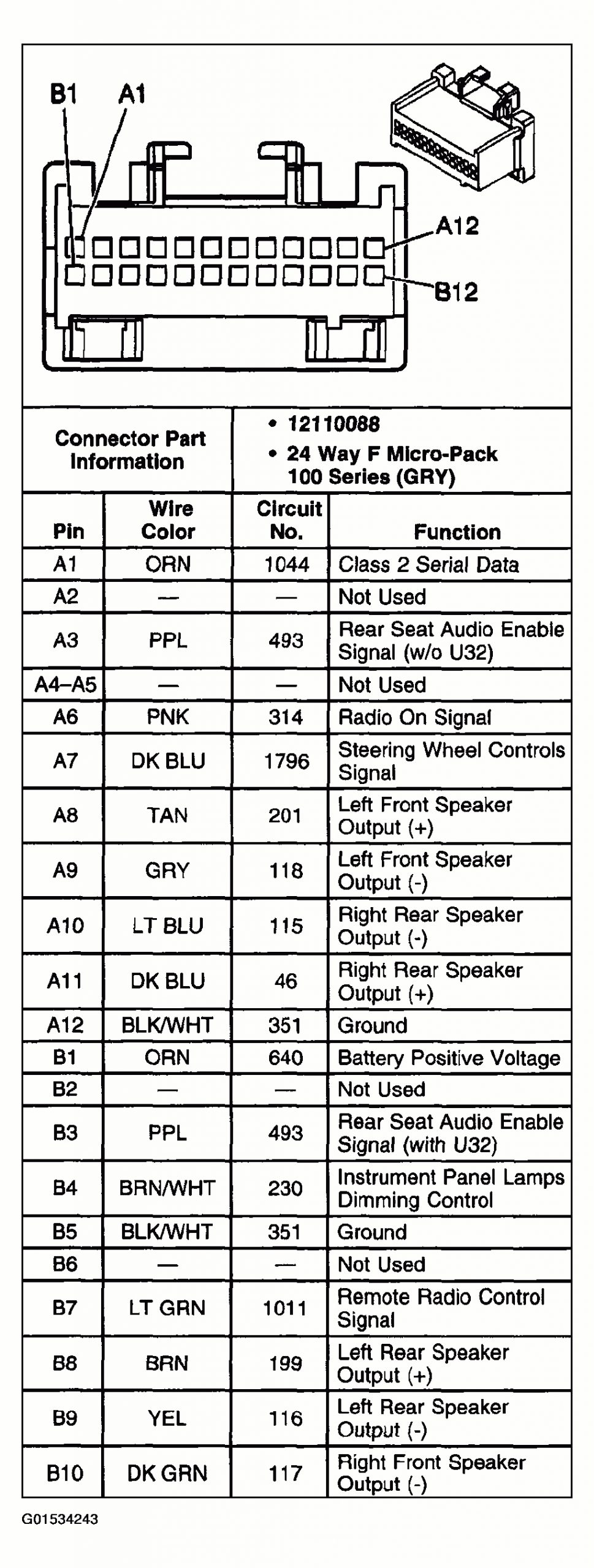 2003 chevrolet trailblazer radio wiring diagram database