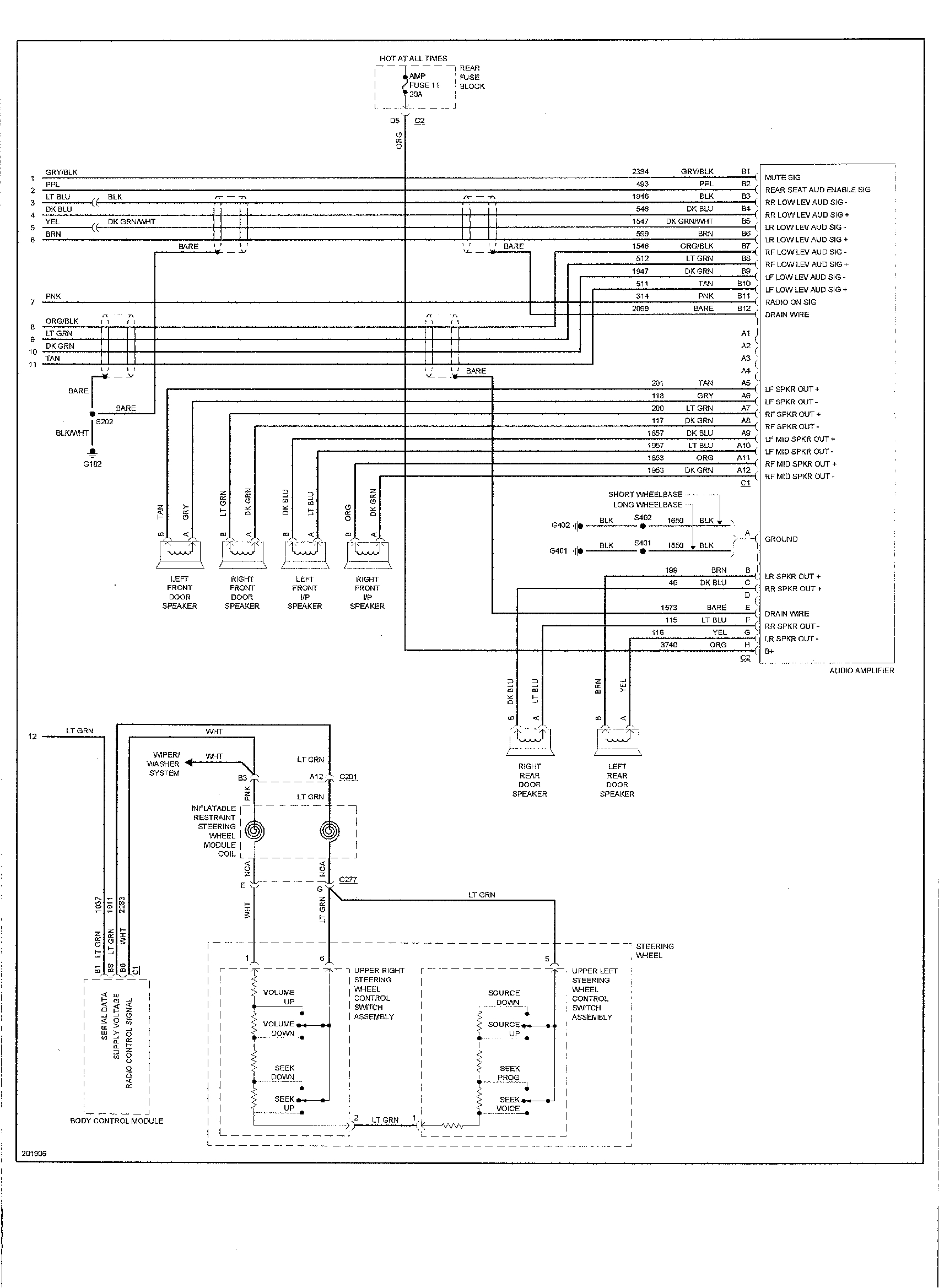 2003 chevy trailblazer radio wiring diagram for your needs