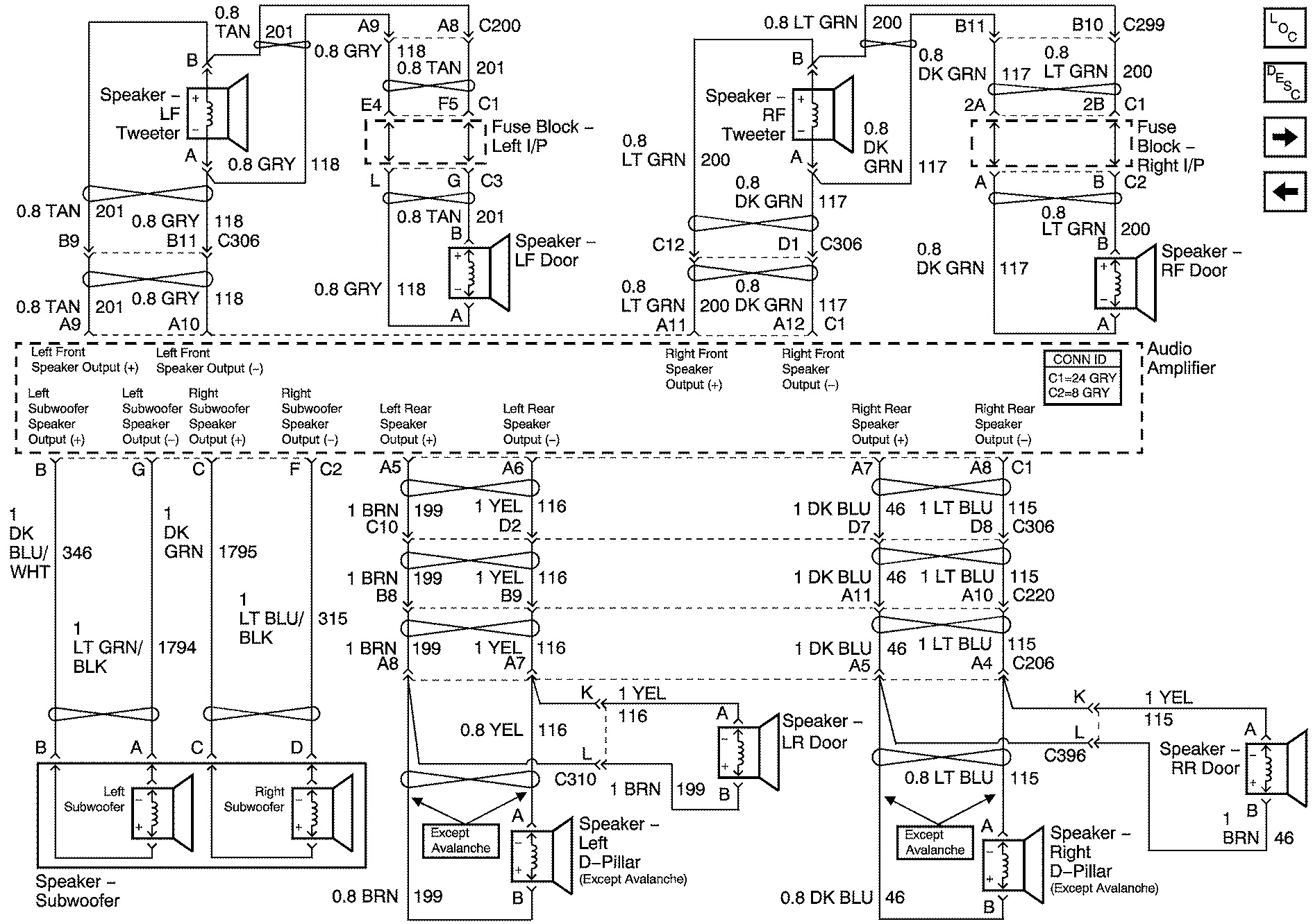 2006 Chevy Avalanche Radio Wiring Diagram Bos Radio Wiring