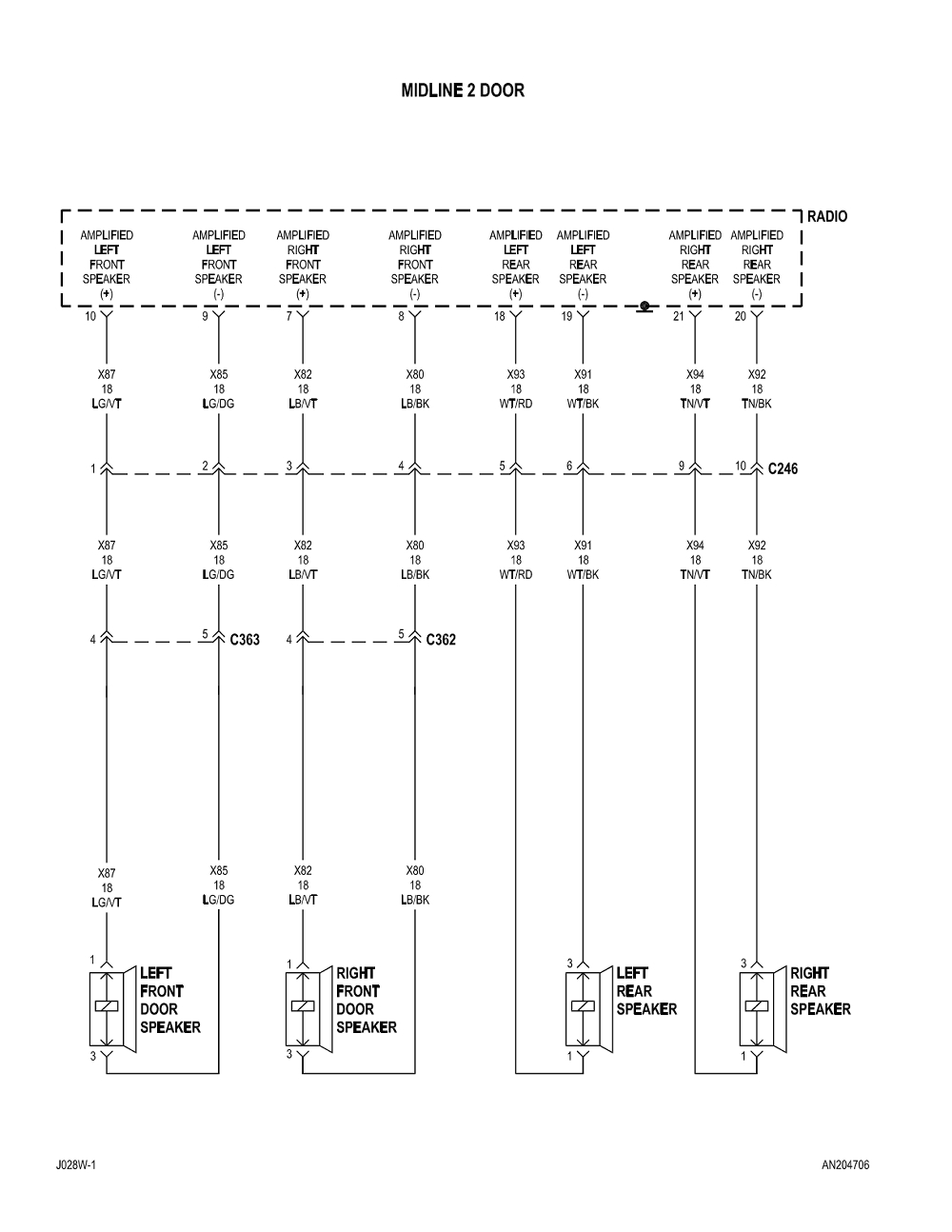 2006 dodge dakota radio wiring diagram images