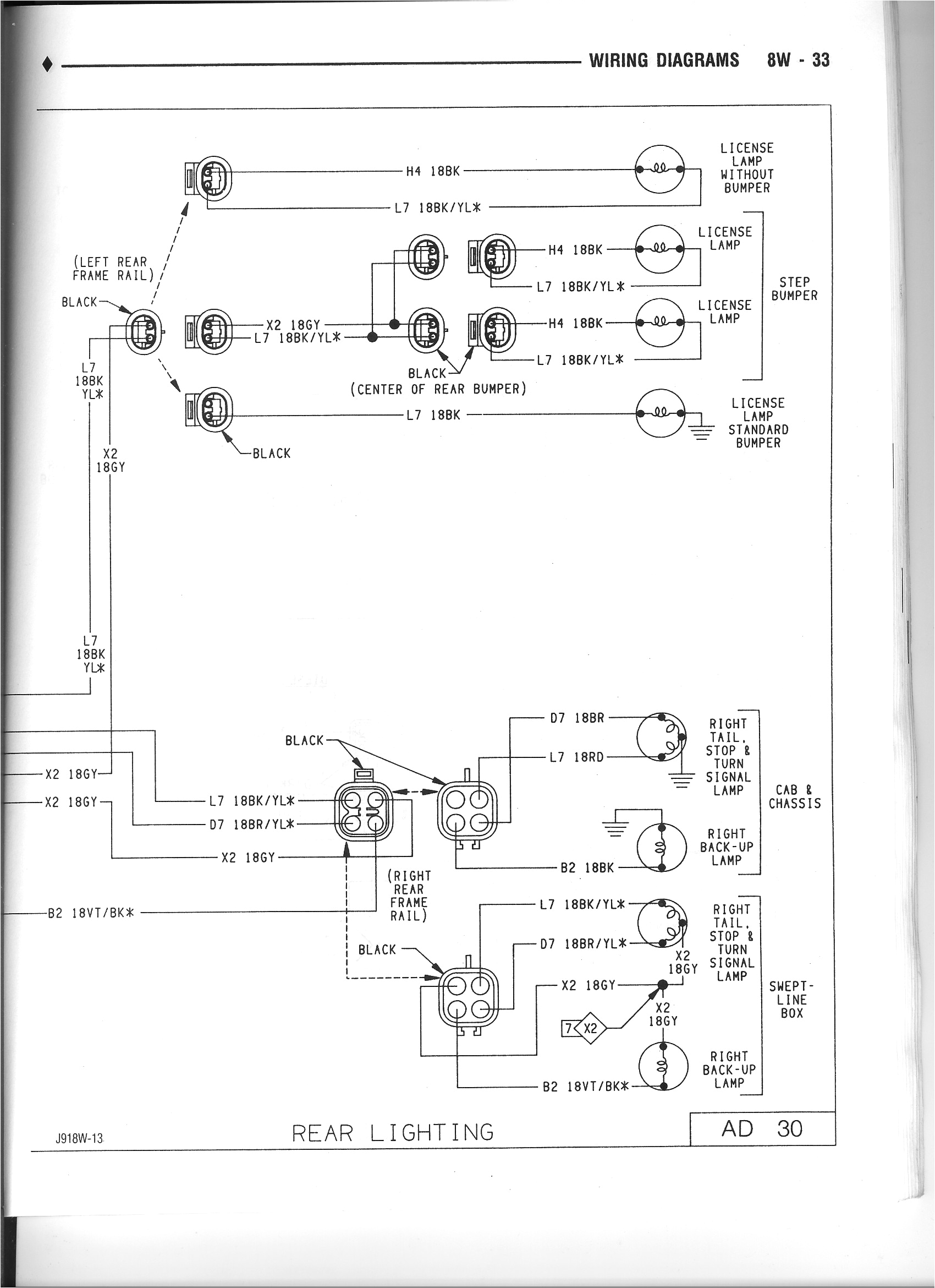 dodge ram tail light wiring diagram