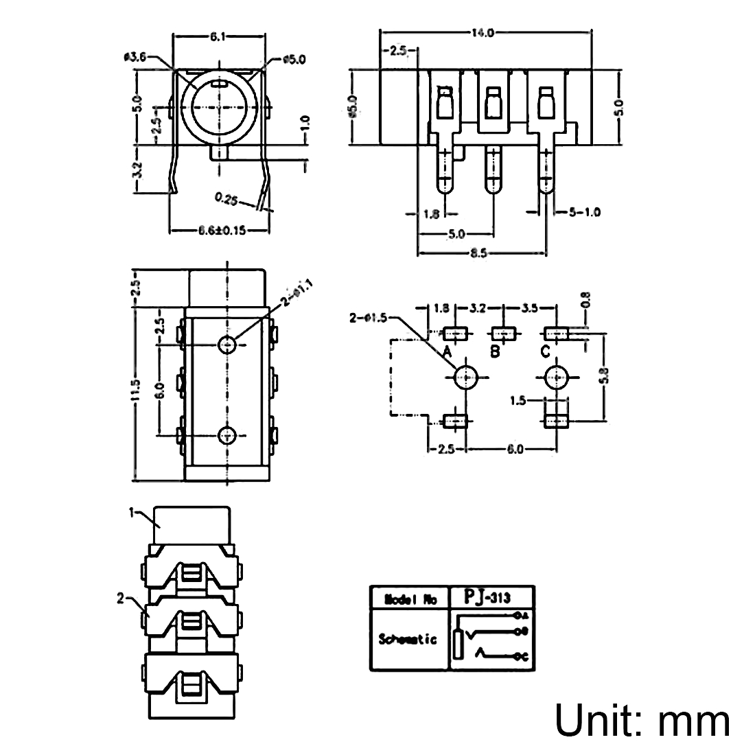 wiring diagram for 3 5 mm female stereo