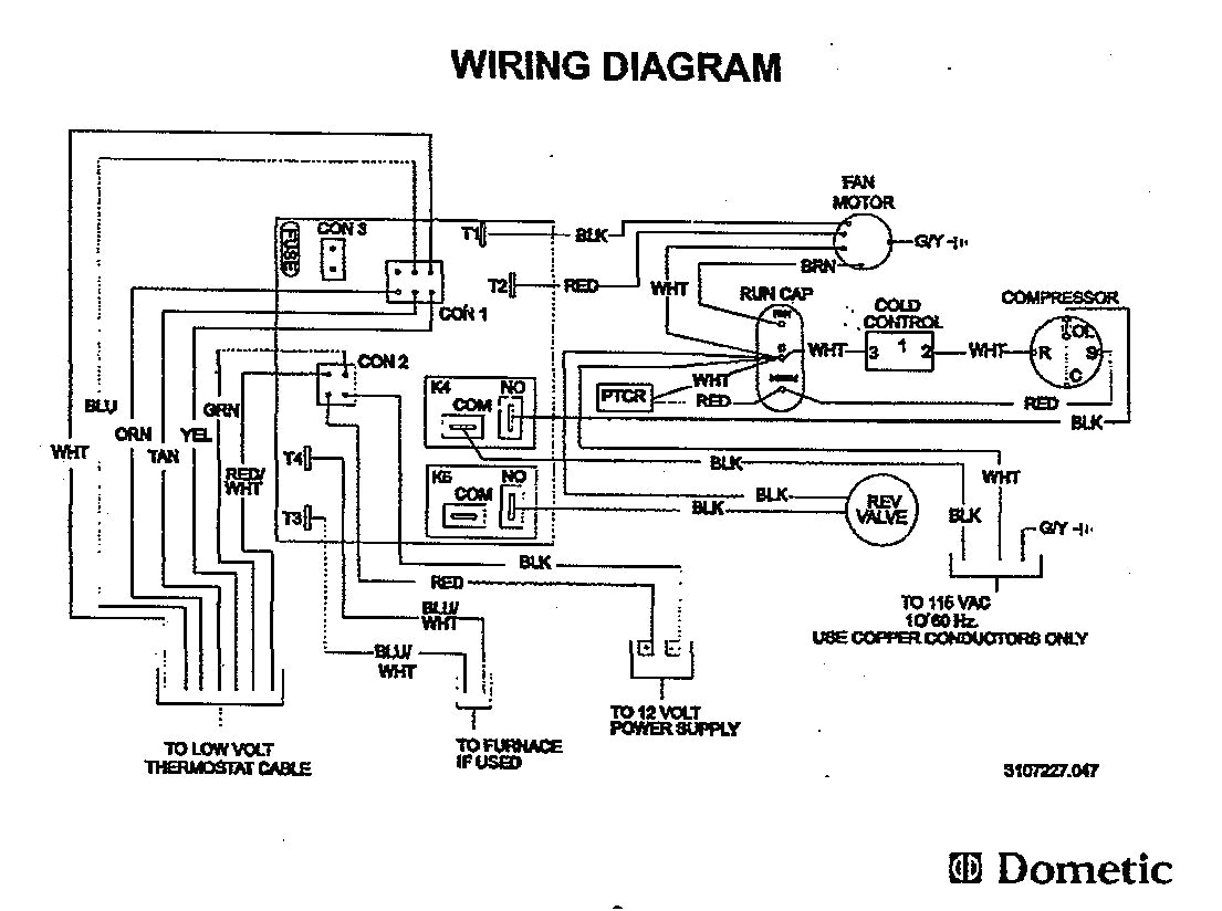 duo therm rv air conditioner wiring diagram