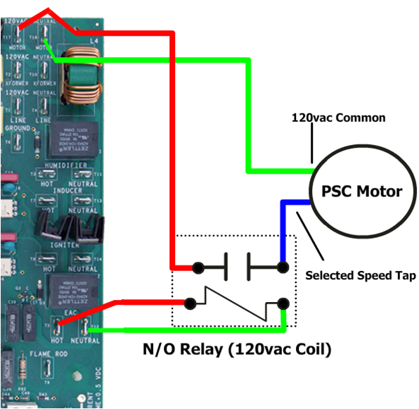 ecm to psc conversion wiring diagram