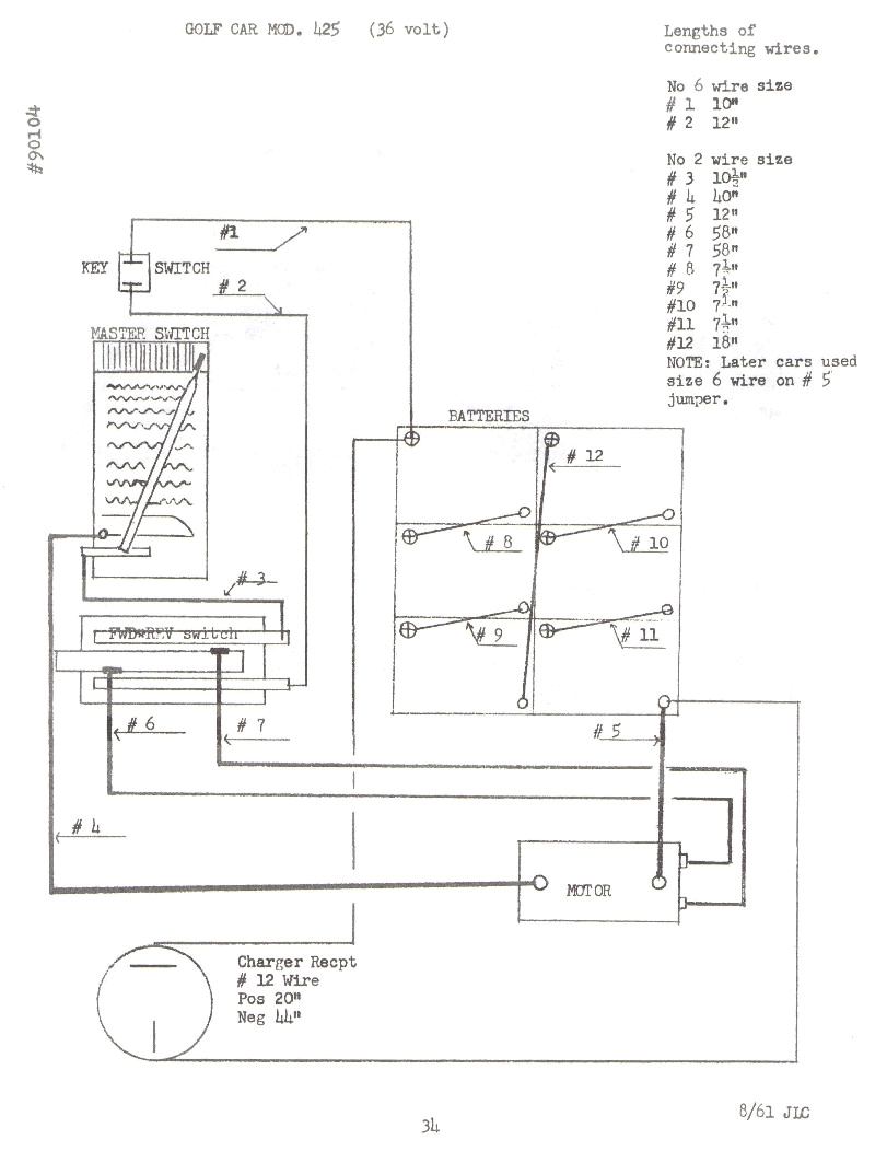 ez go 36 volt wiring diagram 1994