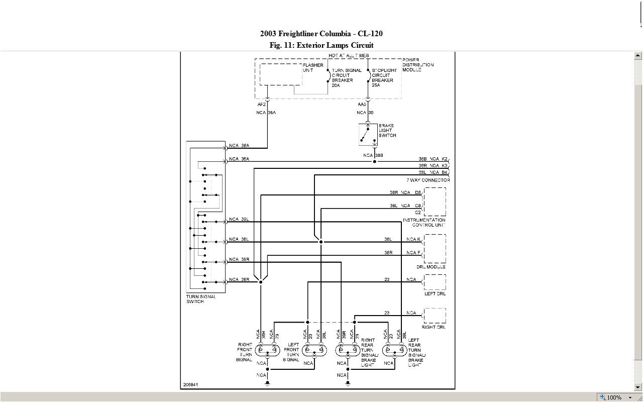 Freightliner M2 Turn Signal Wiring Diagram Need Diagrams to Find A Short In A 2003 Freightliner