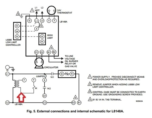 aquastat wiring diagram
