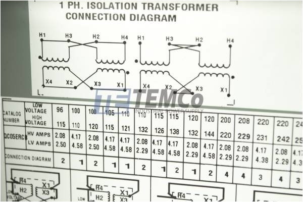 hammond transformer c1f005wes wiring diagram
