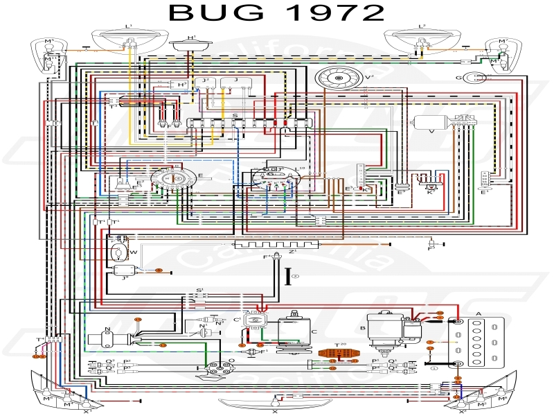 1972 vw super beetle engine wiring diagram
