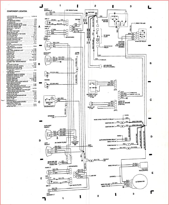 1993 dodge d250 wiring diagram