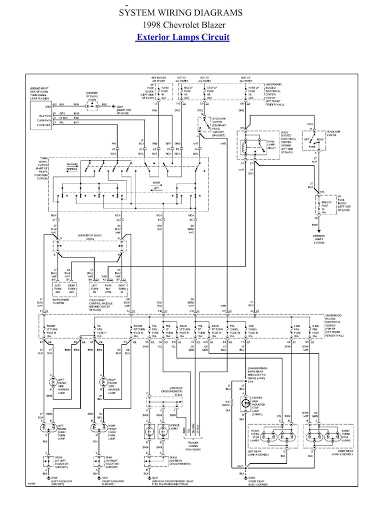 1998 chevy silverado tail light wiring diagram database