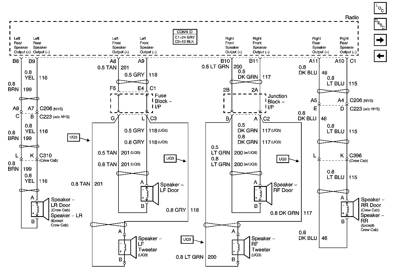 1999 gmc sierra radio wiring diagram