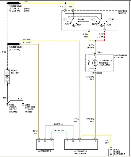 7 3 alternator wiring diagram