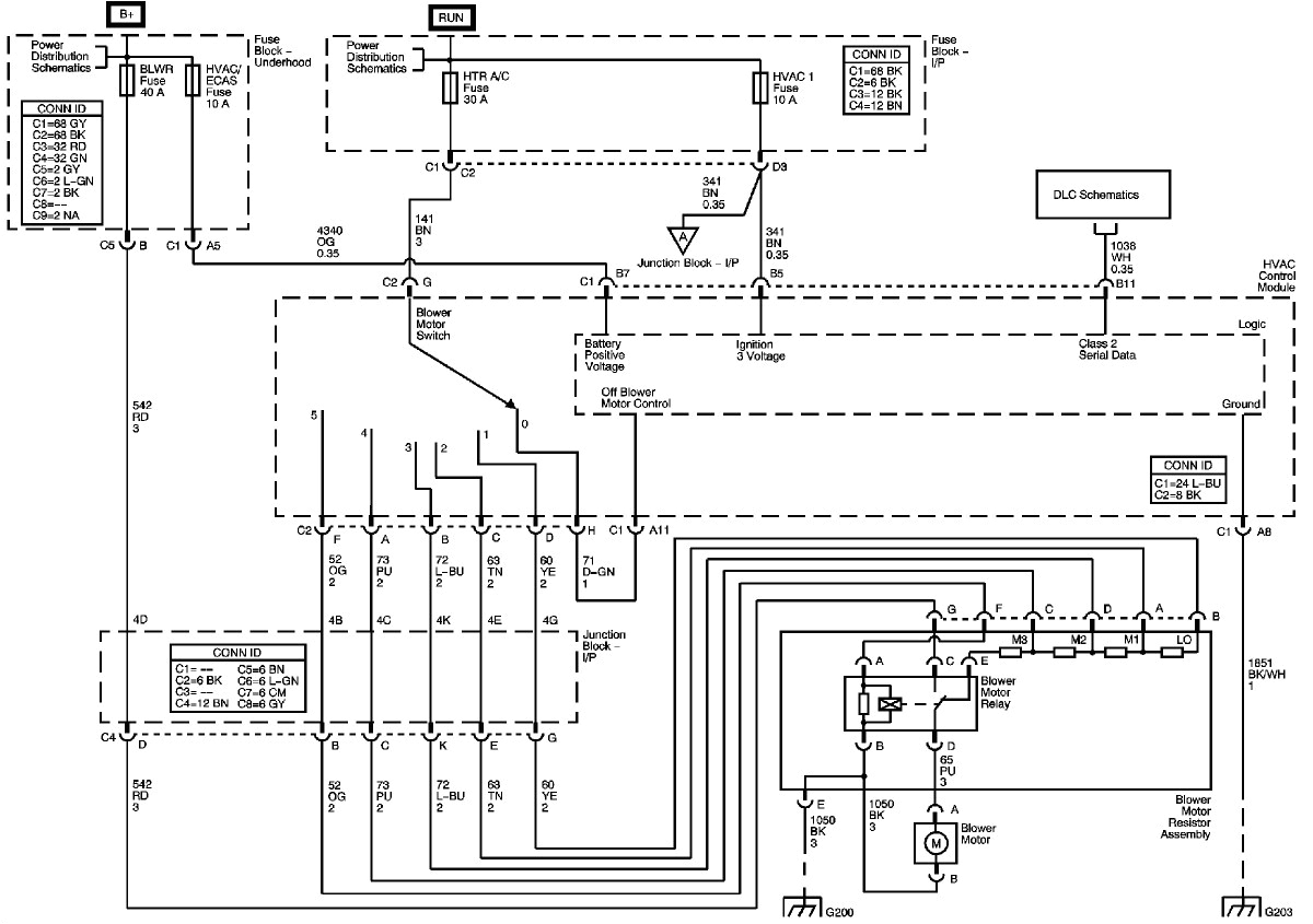 2006 chevy silverado blower motor resistor wiring diagram