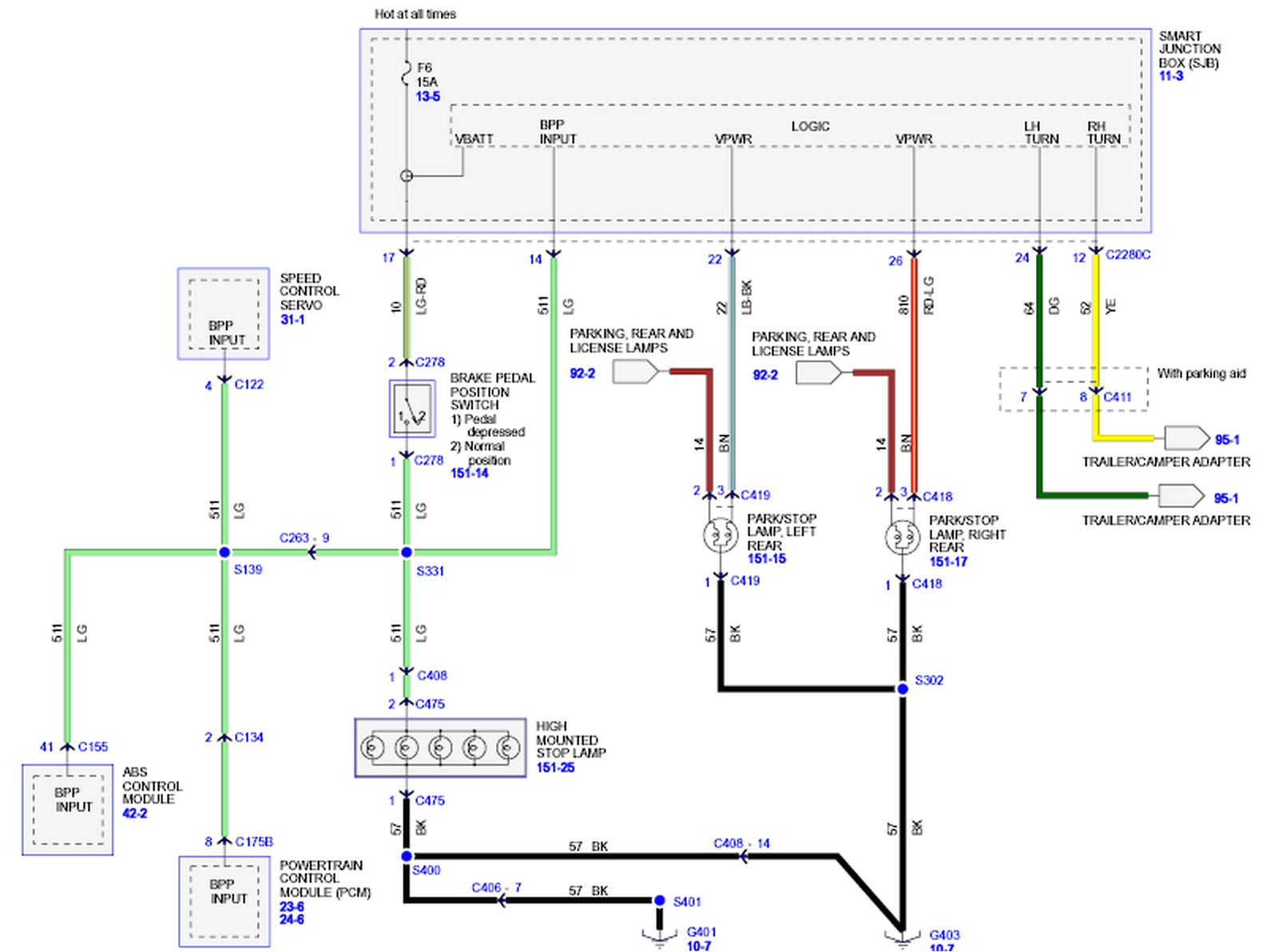 750814 ford escape wiring schematic